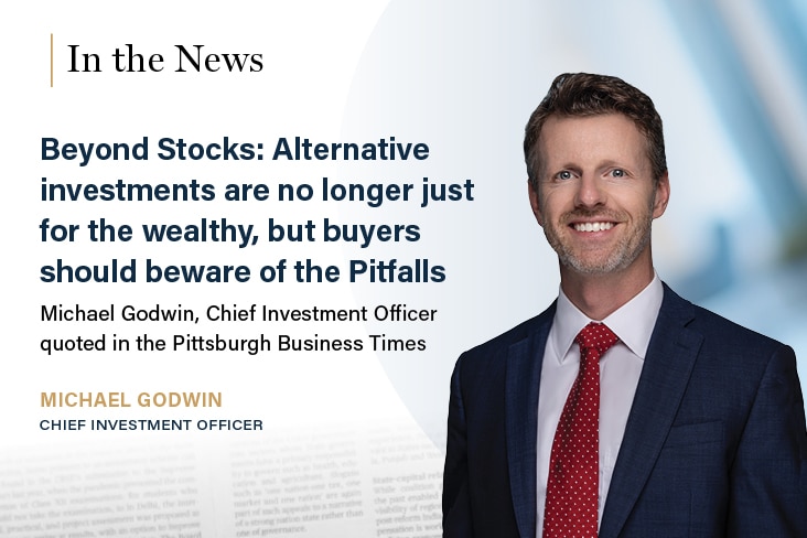 Michael Godwin Michael Godwin, Chief Investment Officer, featured in the Pittsburgh Business Times